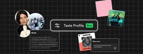 Noua funcție Taste Profile permite utilizatorilor să personalizeze recomandările muzicale pe Spotify.