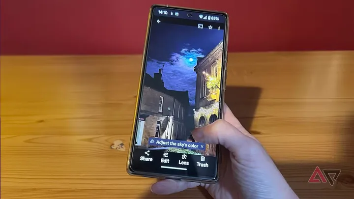Modificări în Google Photos pentru accesul la instrumentele de editare.