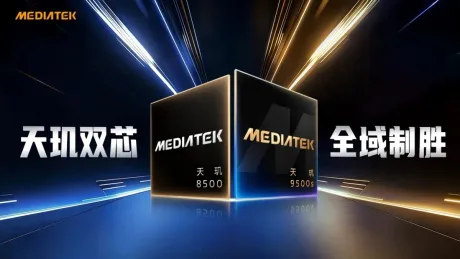 Cipurile MediaTek Dimensity 9500s și 8500 pentru telefoane flagship și mid-range.