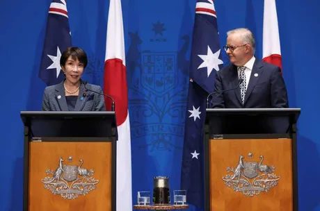 Premierul japonez și omologul australian discută despre securitatea energetică.
