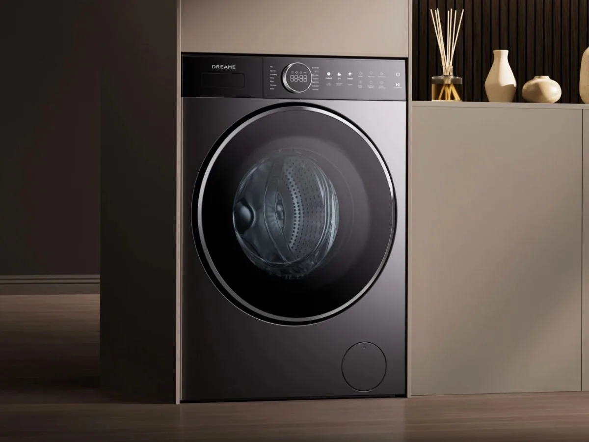 Mașină de spălat Dreame P5 cu design modern și eficiență energetică.