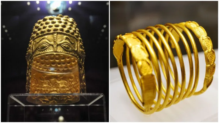 Coiful dacic și brățările din aur, simboluri ale istoriei românești, recuperate recent.