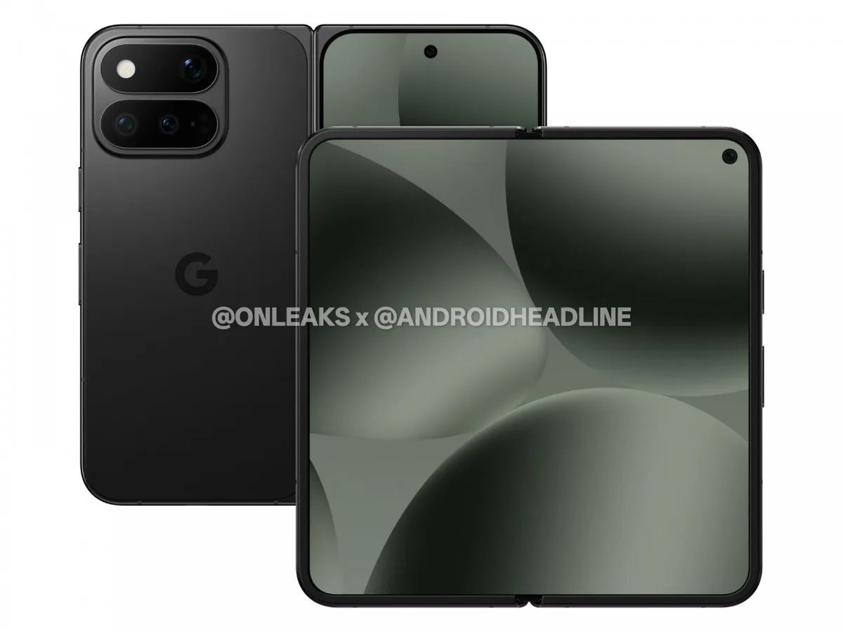 Designul Google Pixel 11 Pro Fold cu camera redesenată.