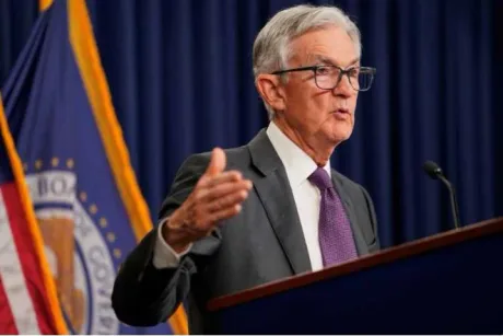 Jerome Powell vorbește despre politica monetară a SUA.
