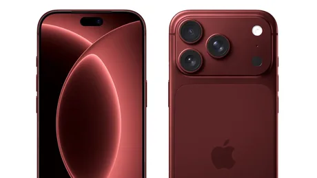 iPhone 18 Pro cu un design elegant și camere avansate pentru fotografii de calitate.