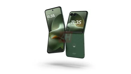 Un smartphone pliabil cu un design elegant și modern.