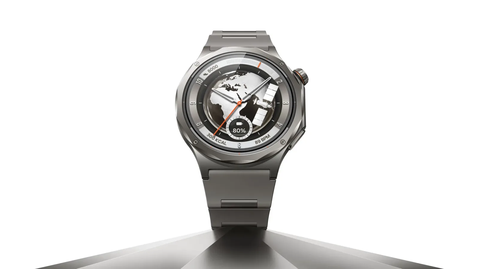 Ceas inteligent din titan cu monitorizare avansată a sănătății și autonomie extinsă.