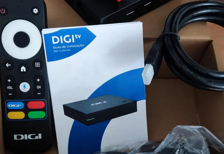 Telecomanda și ghidul de instalare pentru DIGI TV