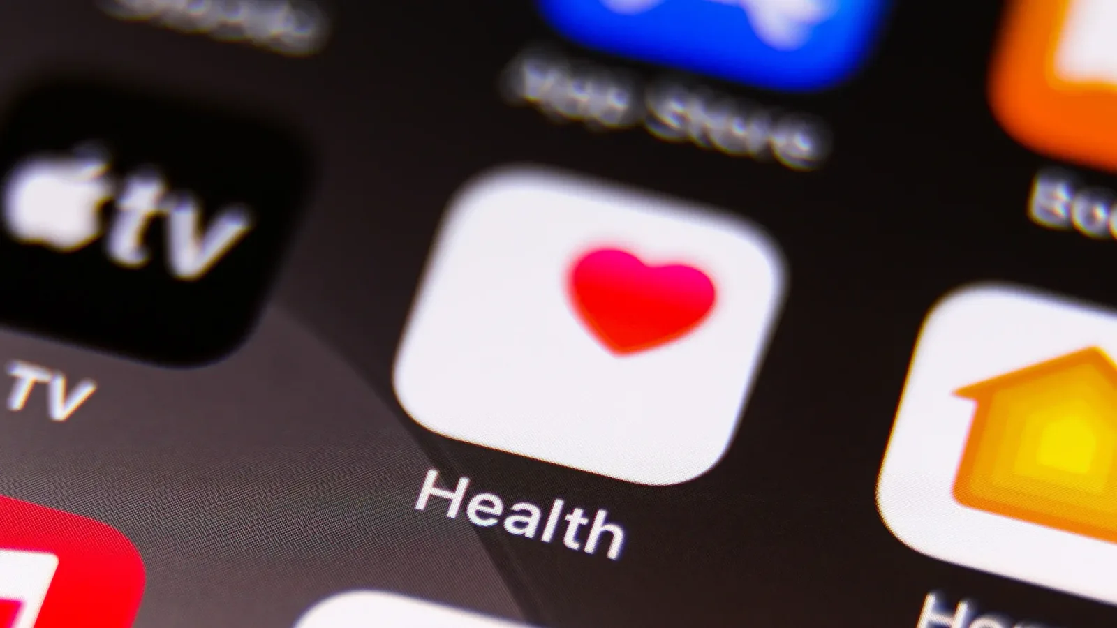 Aplicația Health de pe un dispozitiv Apple, simbolizând sănătatea utilizatorului.