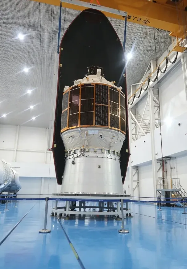 Nava Qīngzhōu în timpul testelor de operare pe termen lung.