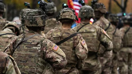 Soldați americani pregătiți pentru acțiuni în Orientul Mijlociu.