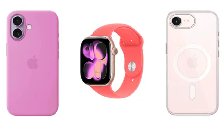 Accesorii noi Apple pentru primăvara 2026, cu culori vibrante și huse elegante.