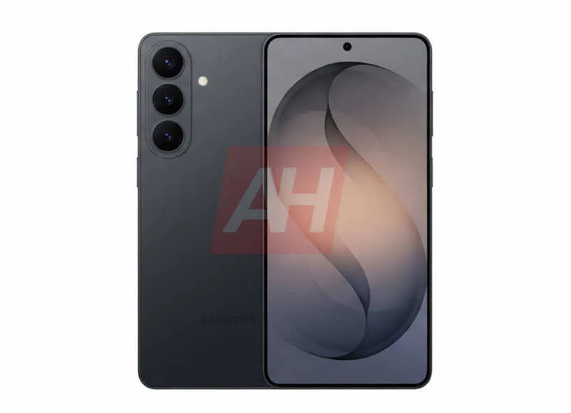 Design elegant al modelului Galaxy S26, cu camere distincte.