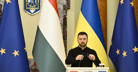 Președintele Ucrainei vorbește despre relațiile bilaterale cu Ungaria.