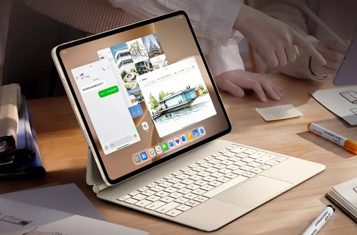 Tableta Oppo Pad 5 Pro cu ecran mare și specificații avansate.
