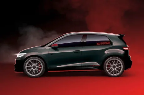 Volkswagen ID Polo GTI Clubsport electric, cu design sportiv și detalii tehnice avansate.