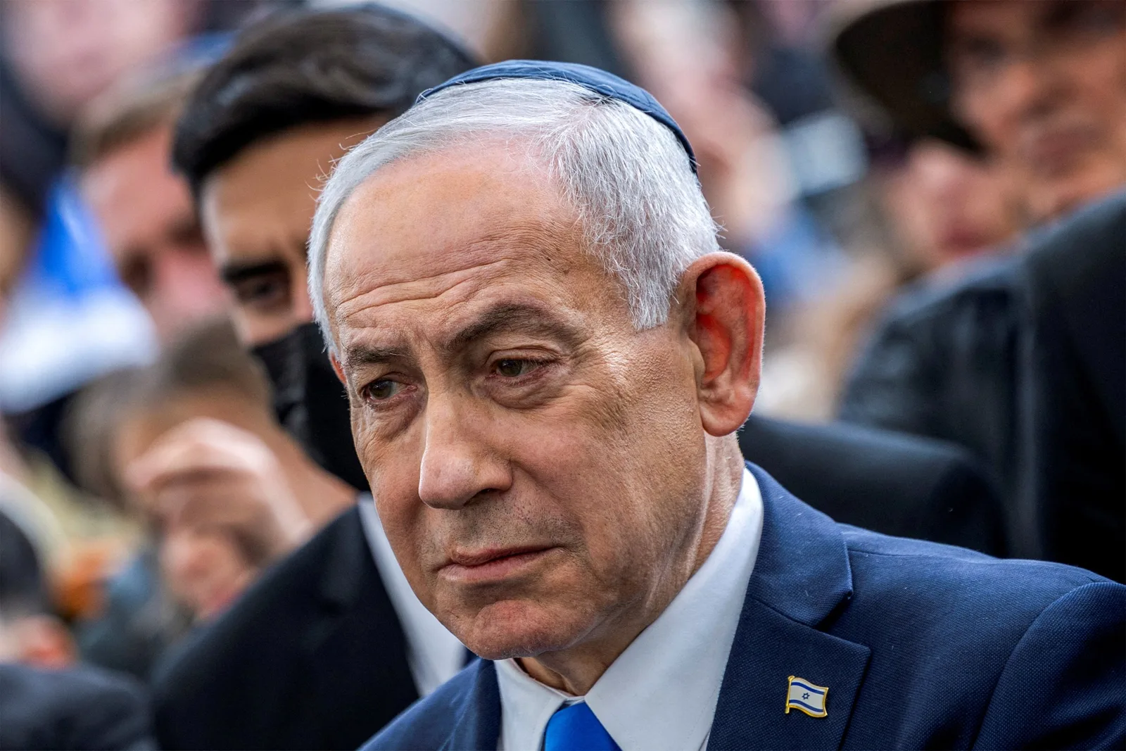 Benjamin Netanyahu discutând despre programul nuclear iranian la Ierusalim.