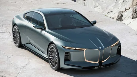 Conceptul BMW Alpina Vision, un coupé elegant cu motor V8.