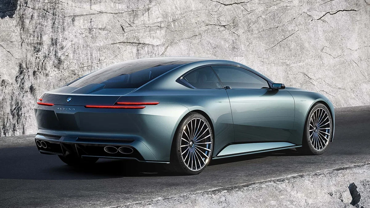 BMW prezintă conceptul Vision Alpina, un coupe de 5,20 metri cu motor V8 - Indiciu despre repoziționarea Alpina ca marcă high