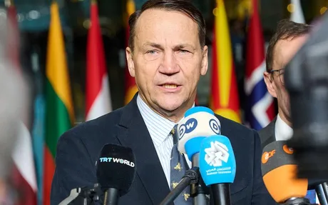 Radoslaw Sikorski discută despre securitatea Poloniei în contextul NATO.