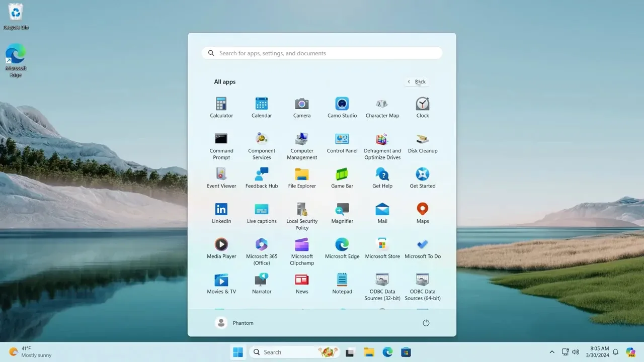 Meniul Start din Windows 11 va avea dimensiuni reglabile și opțiuni de personalizare.