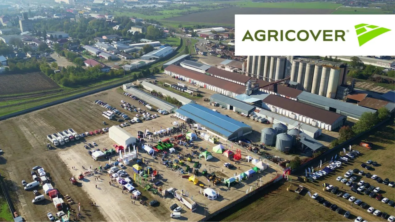 Standul Agricover la MoldAgro Expo 2026, cu diverse soluții pentru fermieri.