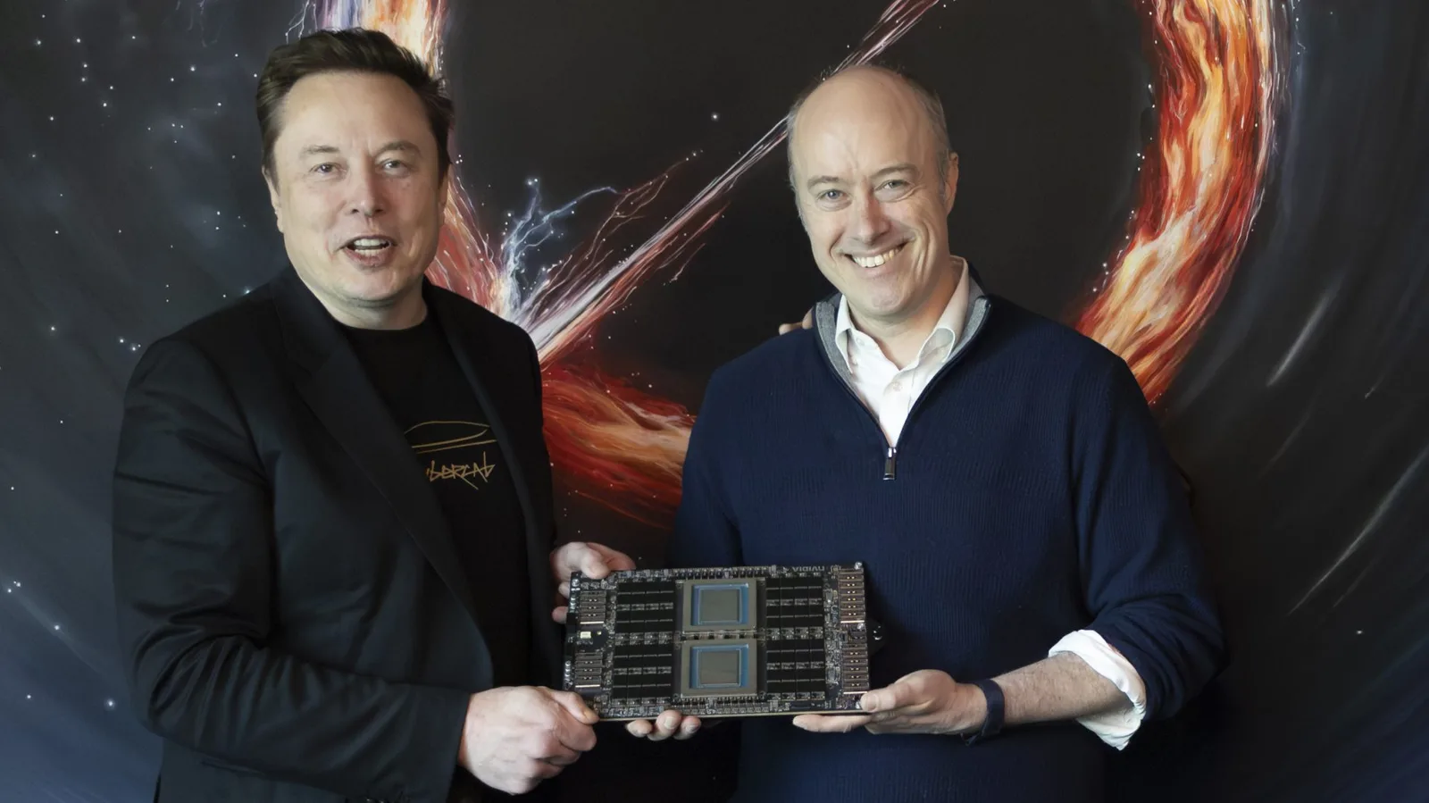 Reprezentanți NVIDIA prezintă un nou procesor CPU Vera pentru AI.