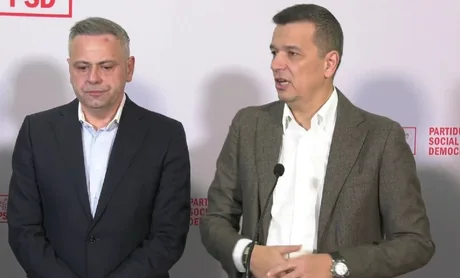 Sorin Grindeanu discută despre demiterea Dianei Buzoianu în cadrul unei conferințe de presă.