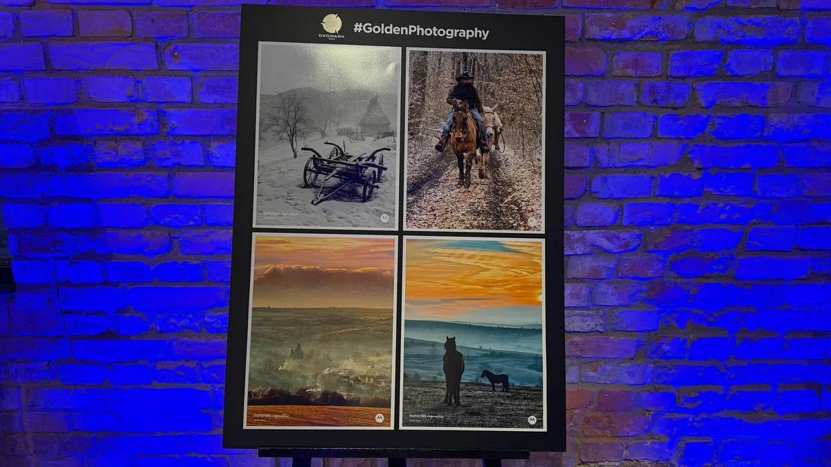 Fotografii expuse la evenimentul Golden Photography în București.