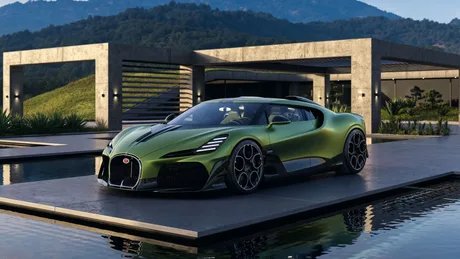 Un model Bugatti impresionant, cu un design unic și motor W16.