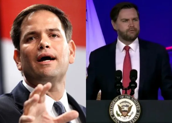 JD Vance și Marco Rubio, posibili candidați republicani pentru 2028.