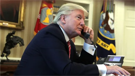 Donald Trump discutând despre normalizarea relațiilor cu Israelul în Orientul Mijlociu.