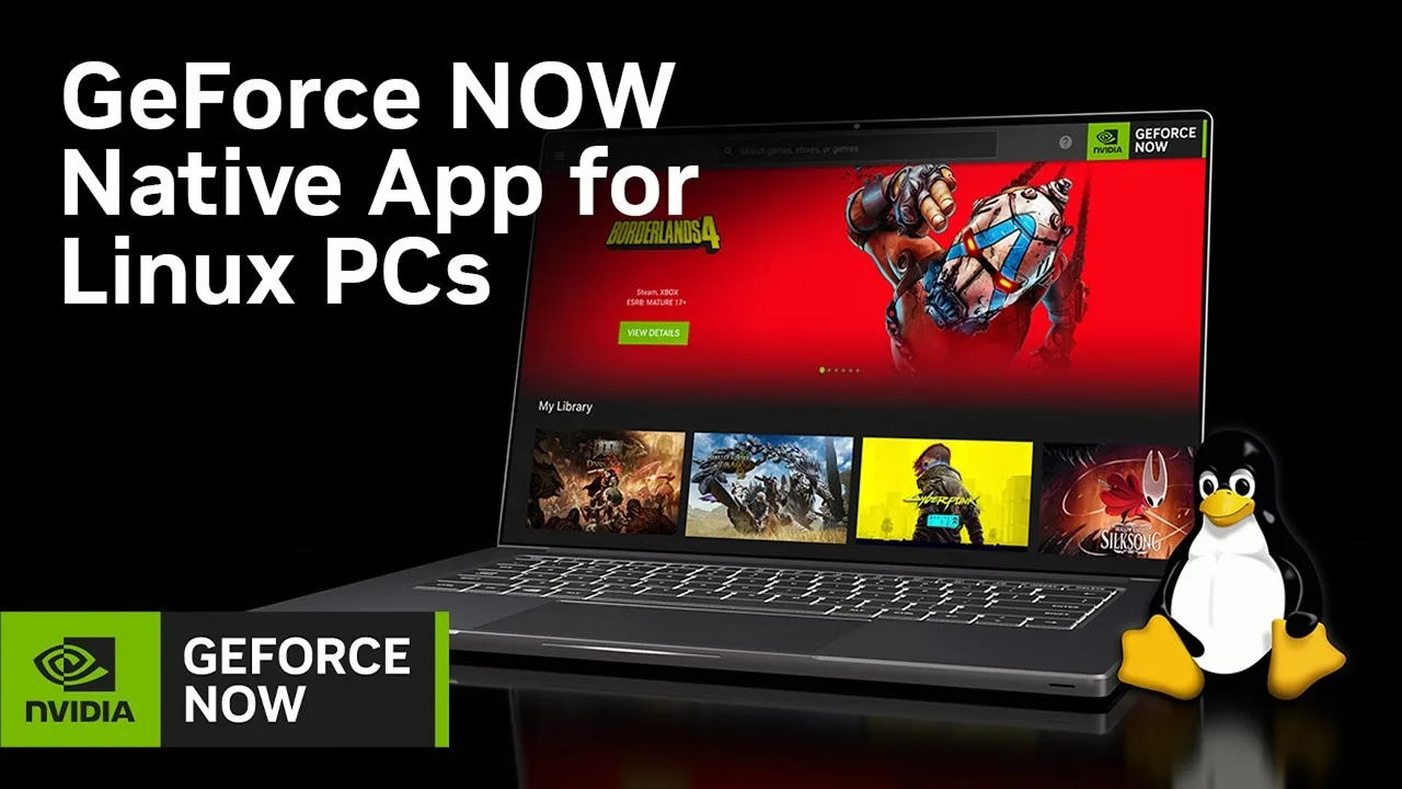 Noua aplicație GeForce NOW pentru Linux oferă acces la jocuri din cloud.
