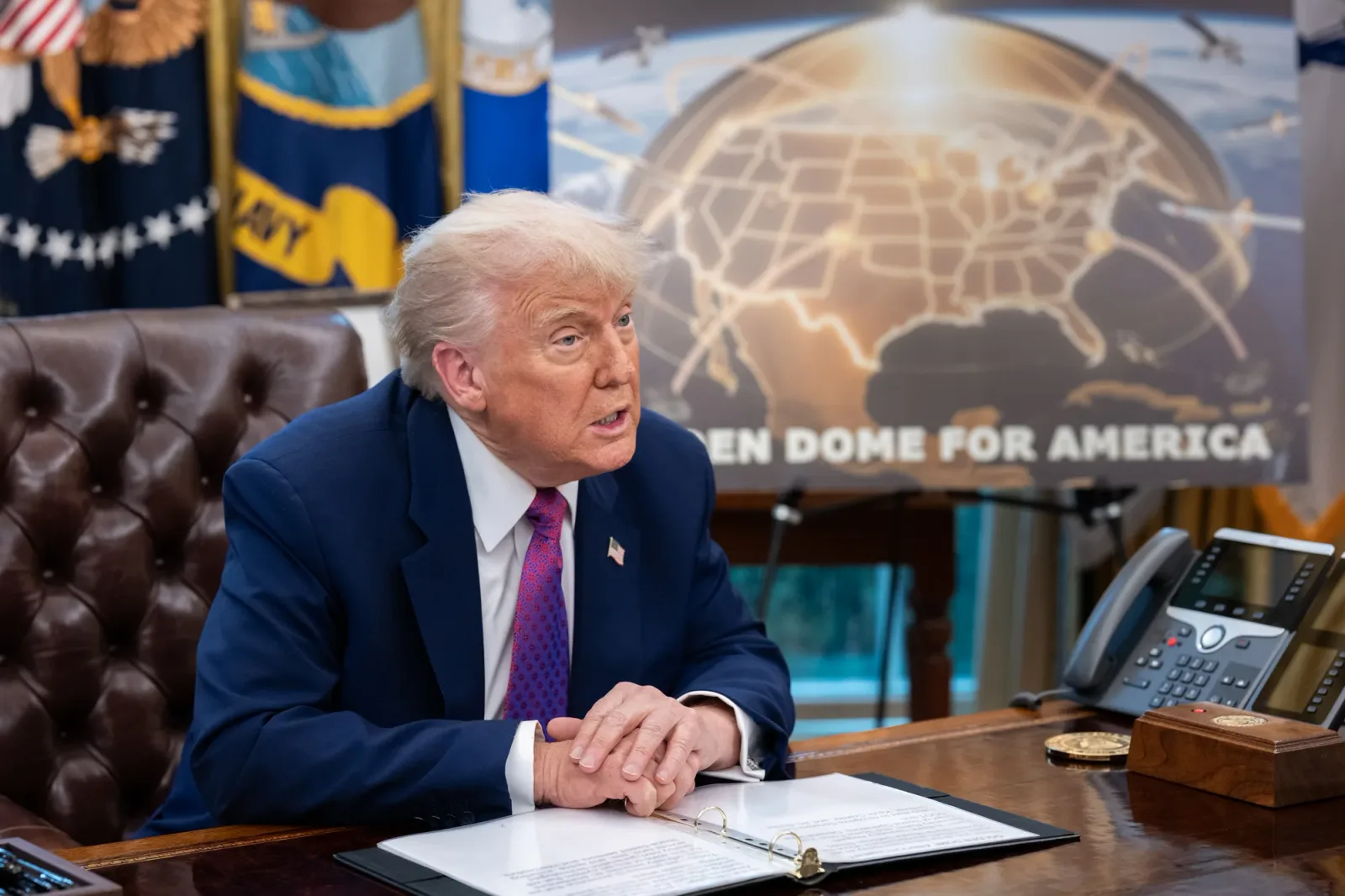 Donald Trump discutând despre situația din Iran și protestele naționale.