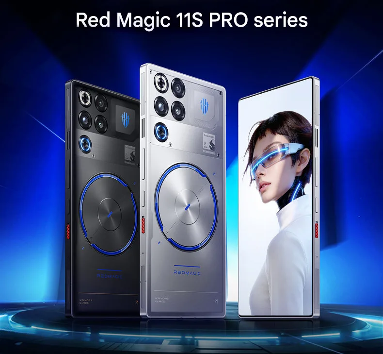 Telefoanele RedMagic 11S Pro și Pro+ cu design modern și specificații avansate.
