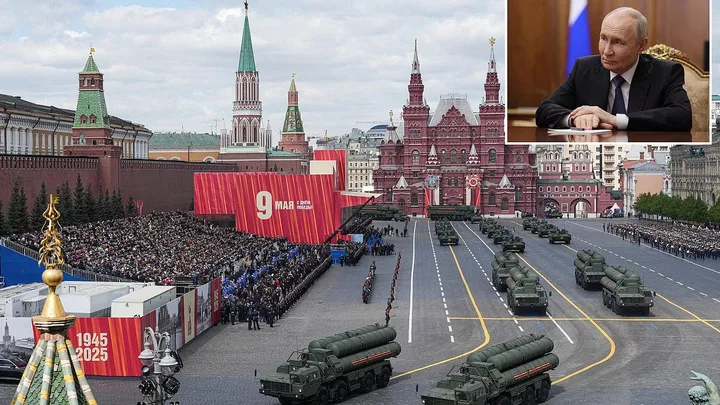 Parada de Ziua Victoriei fără tancuri, simbol al slăbiciunii armatei ruse.