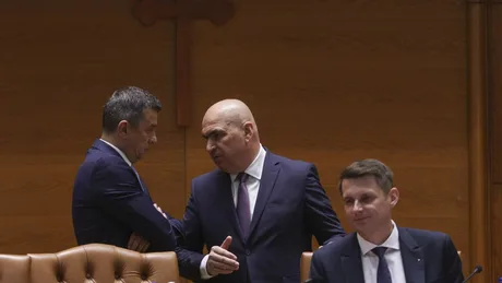 Discuții tensionate între liderii politici în Parlamentul României.