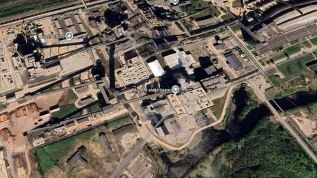 Centrala electrică Auvere din Estonia, afectată de un incident aerian.