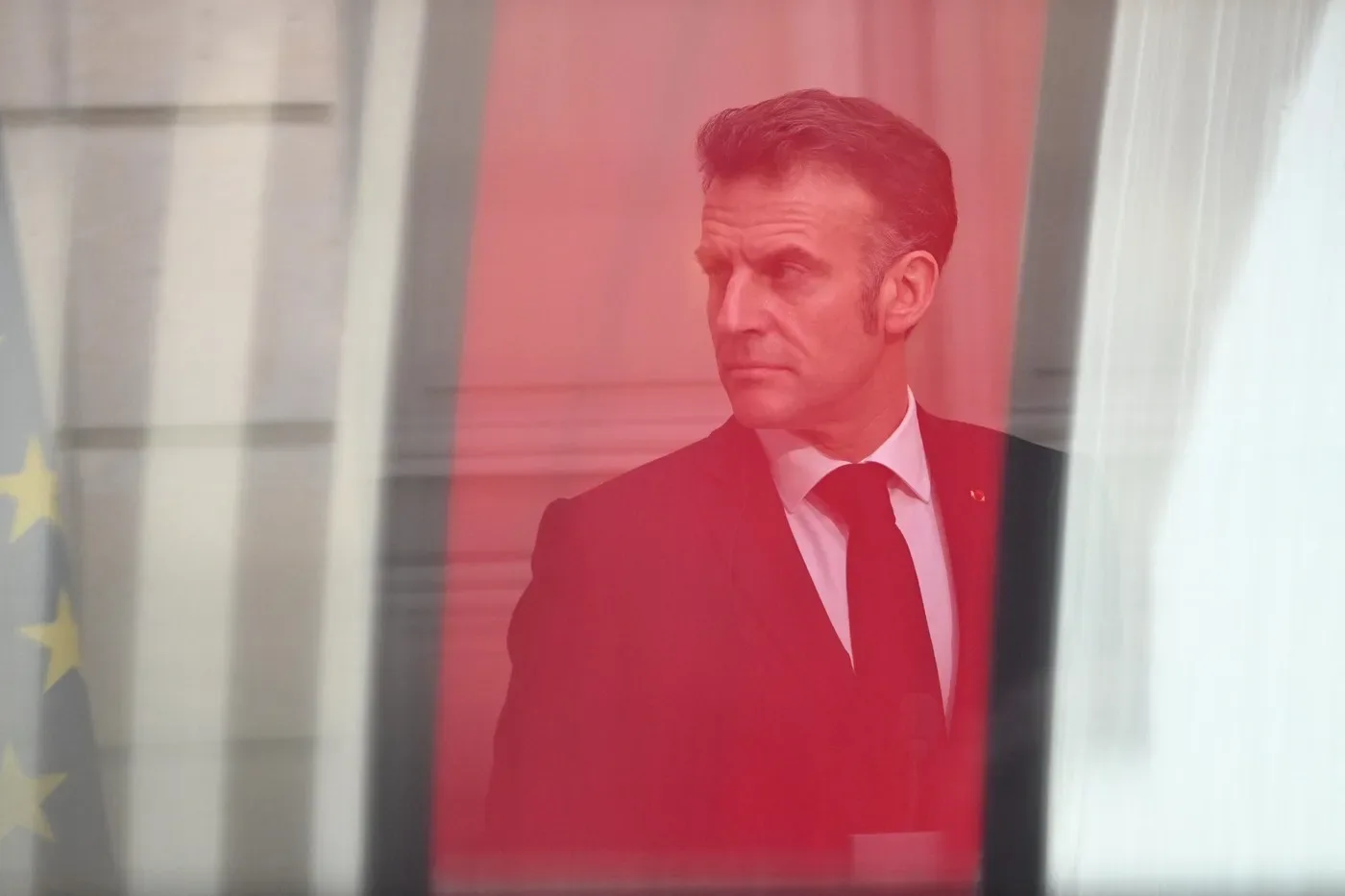 Emmanuel Macron discutând despre securitatea Strâmtorii Ormuz în context european.