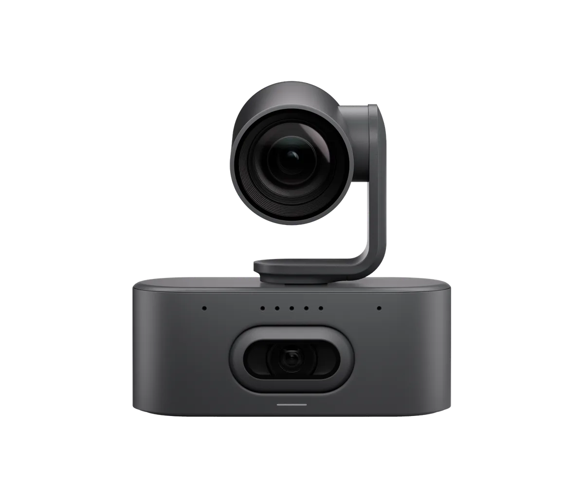 Camera Rally AI cu design modern pentru videoconferințe eficiente.