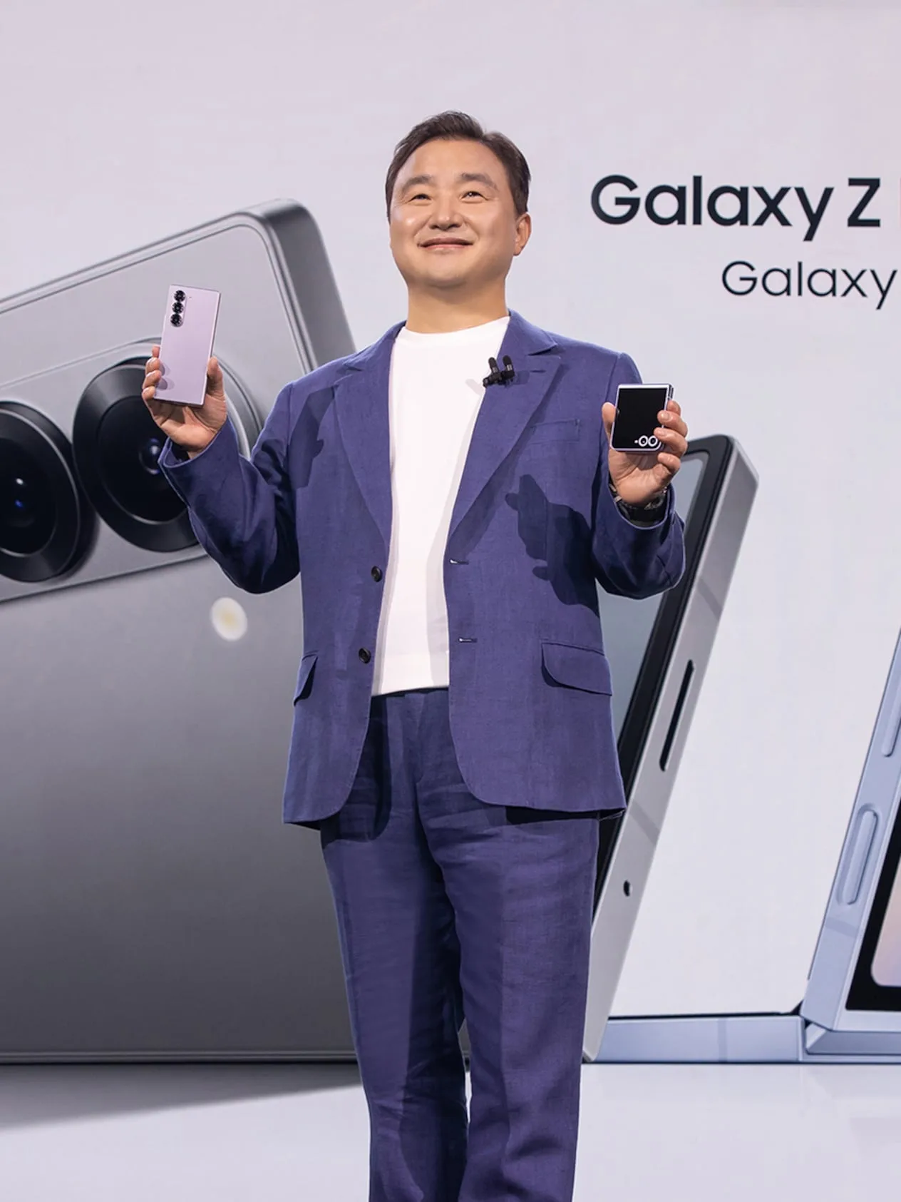 Președintele Samsung prezintă strategia multi-AI pentru telefoanele Galaxy.