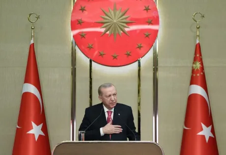 Recep Tayyip Erdogan vorbește despre criza politică din Turcia.