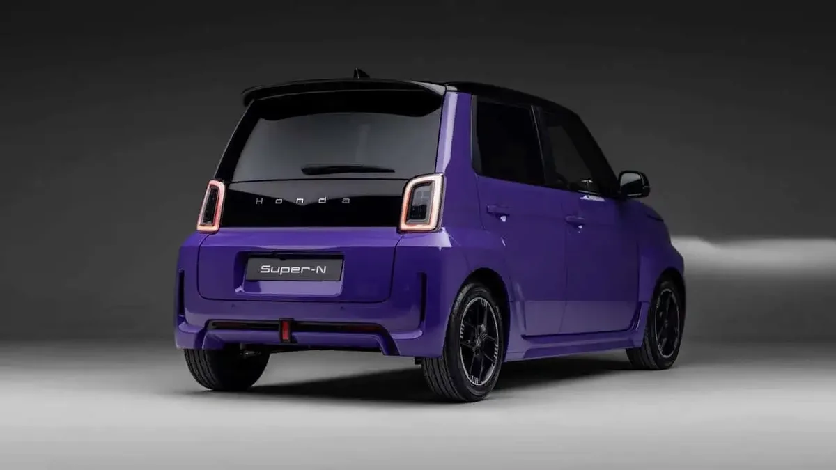 Honda Super-N, mașină electrică compactă cu design retro.