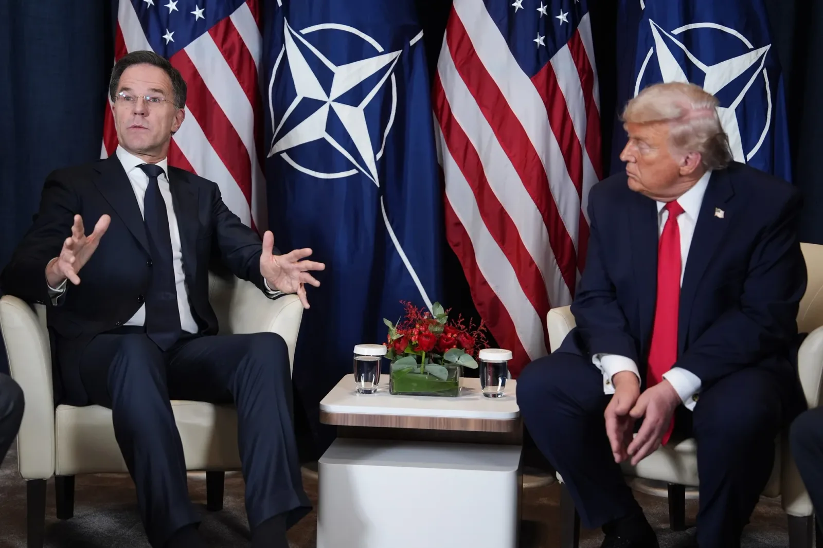 Mark Rutte discută despre securitatea NATO și rolul SUA în Europa.