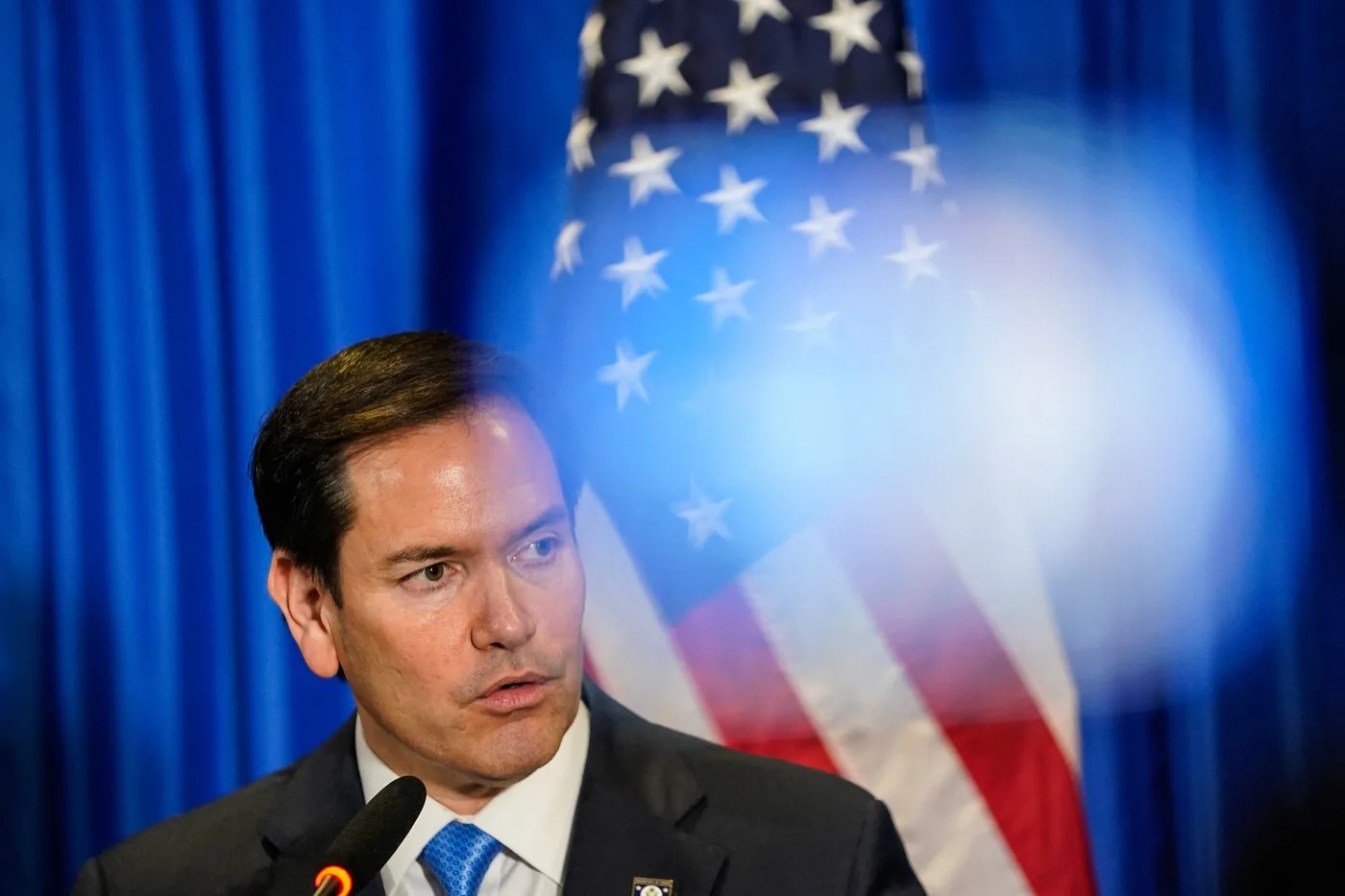 Marco Rubio discutând despre NATO și refuzul Spaniei de a oferi baze militare.