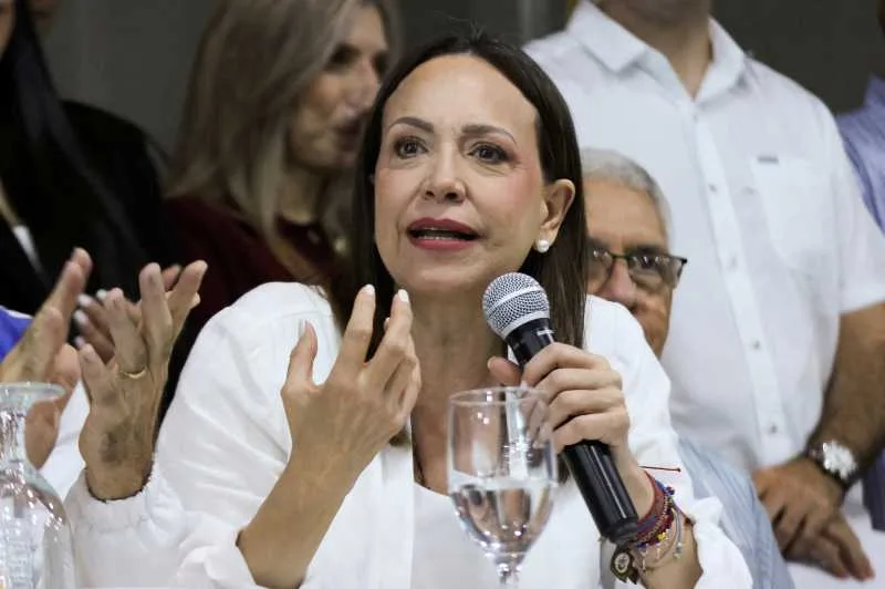 Maria Corina Machado discută despre alegeri libere în Venezuela.