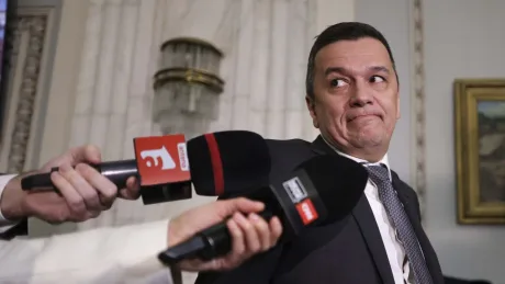 Sorin Grindeanu discută despre formarea unei noi majorități parlamentare.