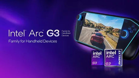 Noile SoC-uri Arc G3 de la Intel pentru console portabile oferă performanță avansată.