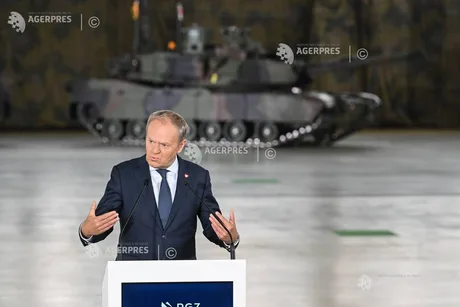 Donald Tusk discută despre cooperarea militară cu SUA în Polonia.