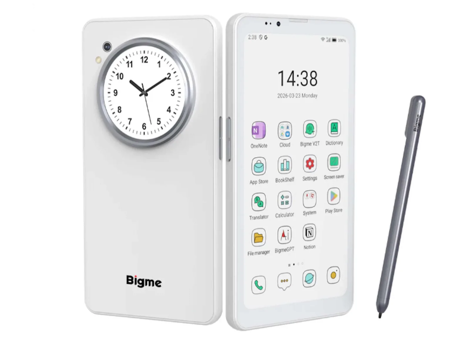 Smartphone hibrid cu ecran E Ink și LCD, ideal pentru citit.